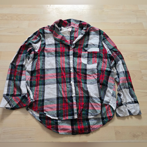 Victoria's Secret Plaid Pajamas Size Large - Picture 2 of 15